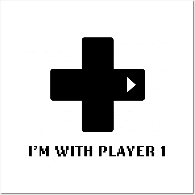 I'm Player 1 - Video Games Wall Art by fromherotozero